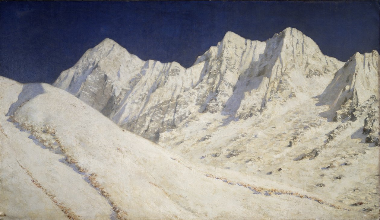 Inde. Neige sur l