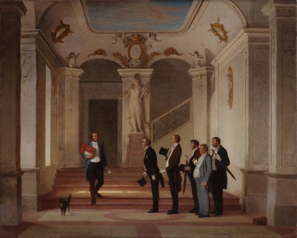Dans un département Apparition du patron, années 1860 - Vasili Vladimirovich Pukirev