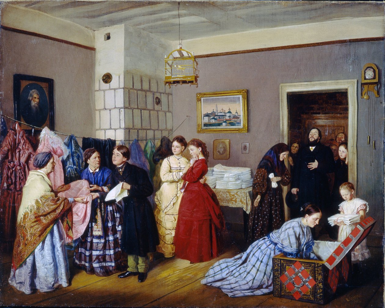 Réception de la dot - Vasili Vladimirovits Pukirev
