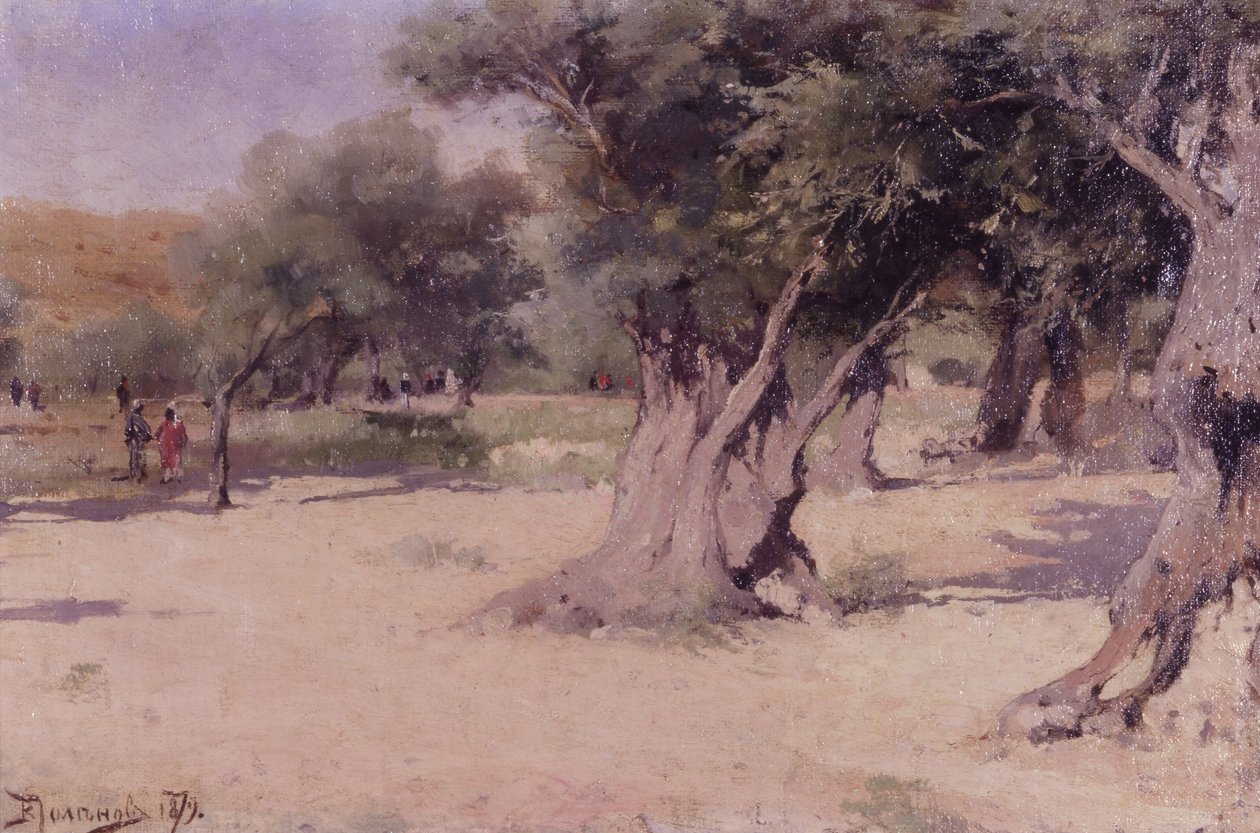 Oliviers en Terre Sainte - Vasilij Dmitrievich Polenov