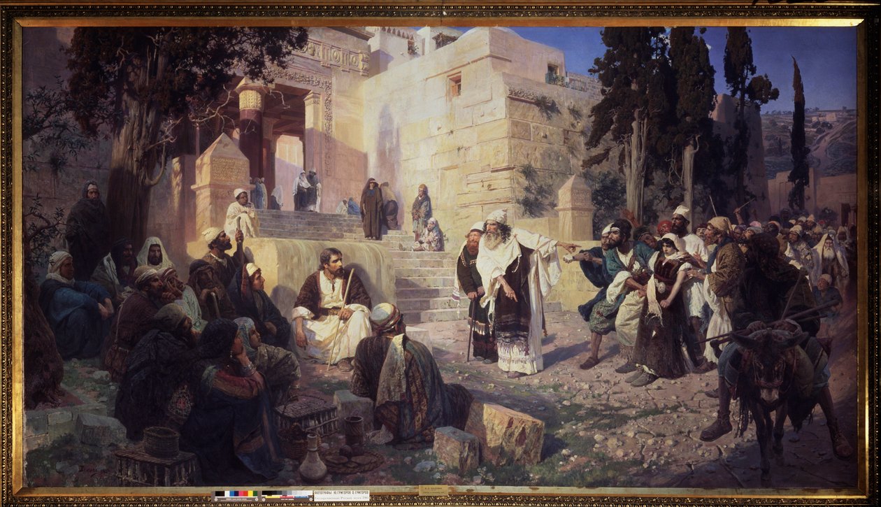 Le Christ et la femme adultère - Vasilij Dmitrievich Polenov