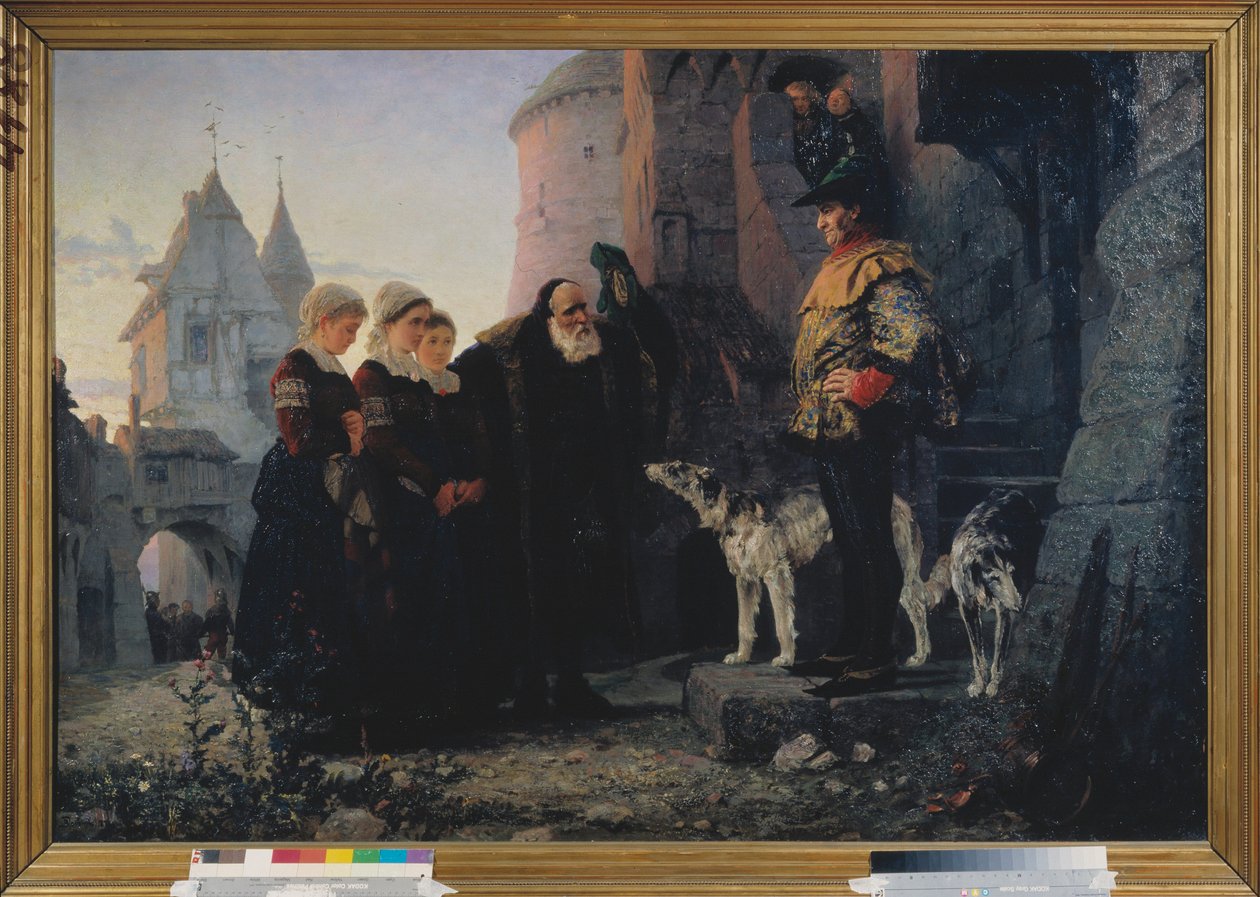 Le droit de la première nuit - Vasilij Dmitrievich Polenov