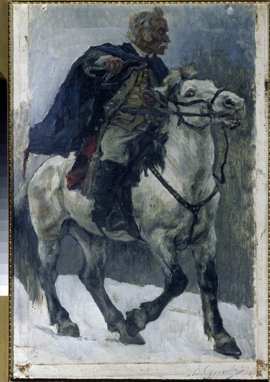 Alexandre Souvorov à cheval - Vasilij Ivanovic Surikov