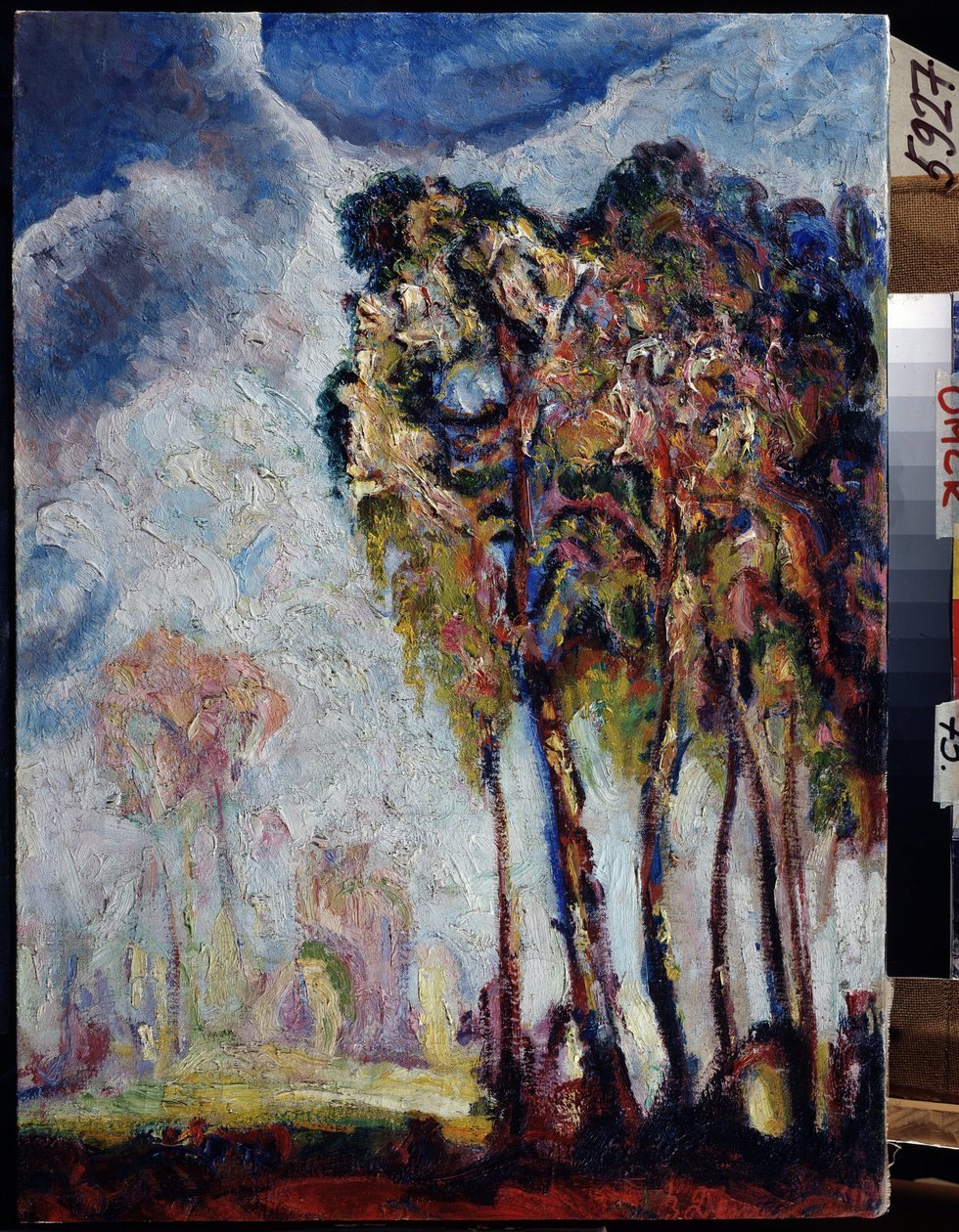 Paysage aux arbres - Vasily Ivanovich Denisov