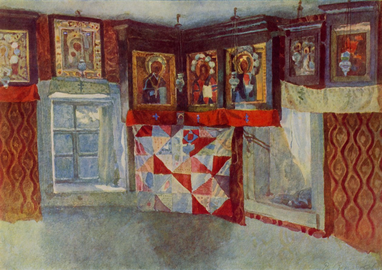 La chapelle du village, 1880-1889 - Vasily Surikov