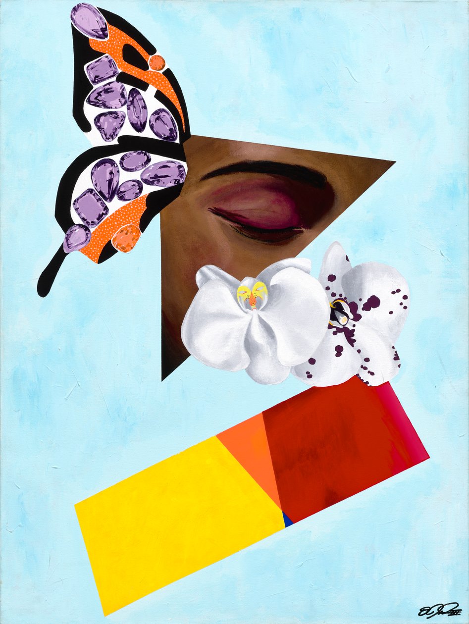 Madame Renaissance, 2014 (acrylique sur toile) - Vaskeen Vaskeen