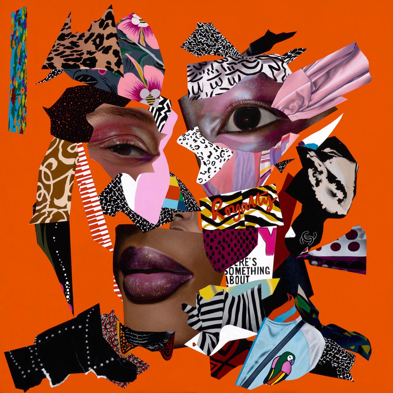 Elle rêve, 2022 (acrylique sur bois) - Vaskeen Vaskeen