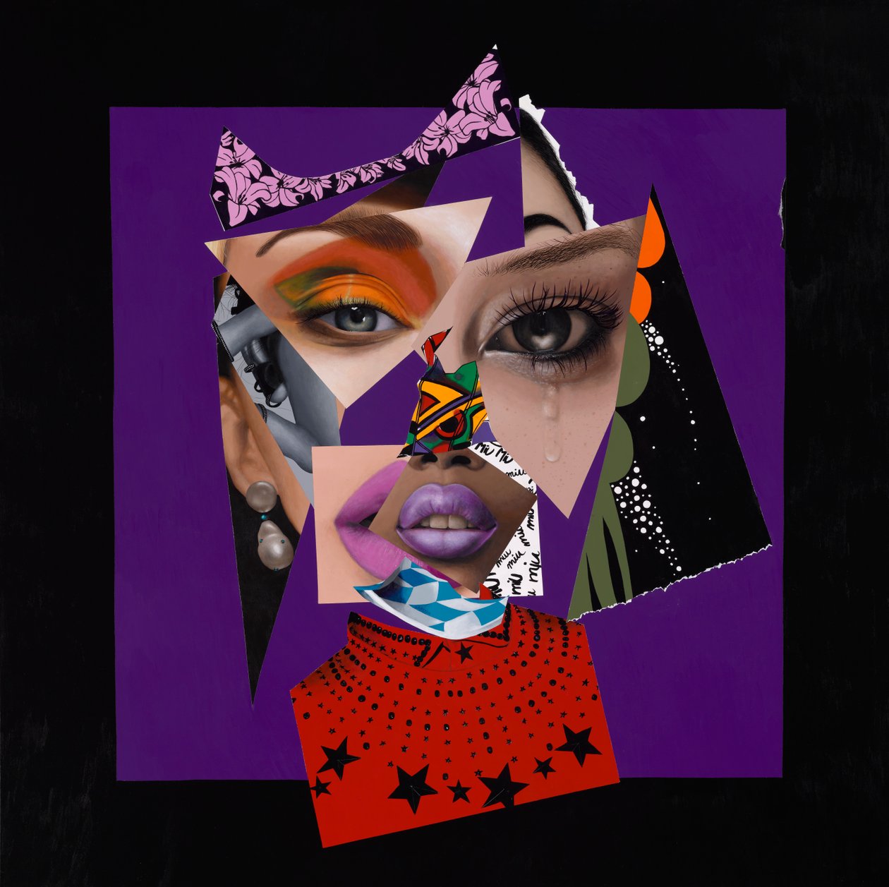 La paix dans la perfection, 2019 (acrylique sur bois) - Vaskeen Vaskeen