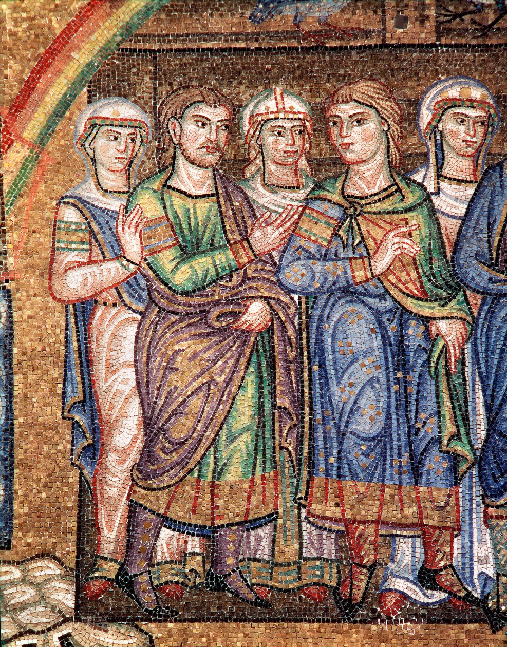 Vie de Noé, les fils de Noé (détail) - Veneto Byzantine School