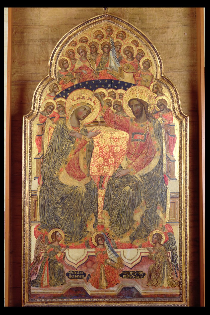 Couronnement de la Vierge, 1372 - Veneziano Caterino