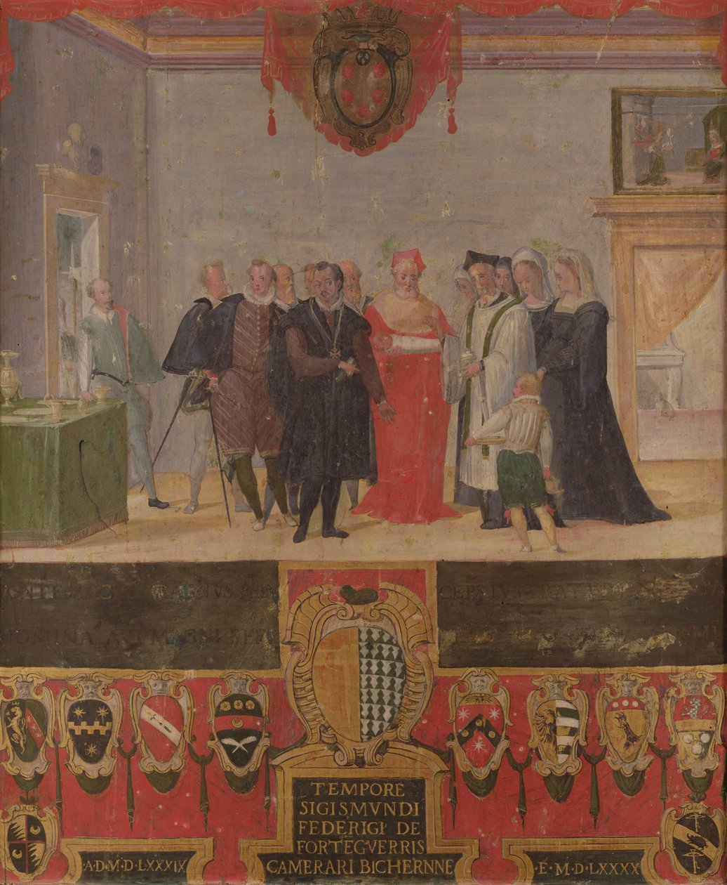 Baptême de Cosimo II de Médicis 1589 - Ventura di Arcangelo Salimbeni