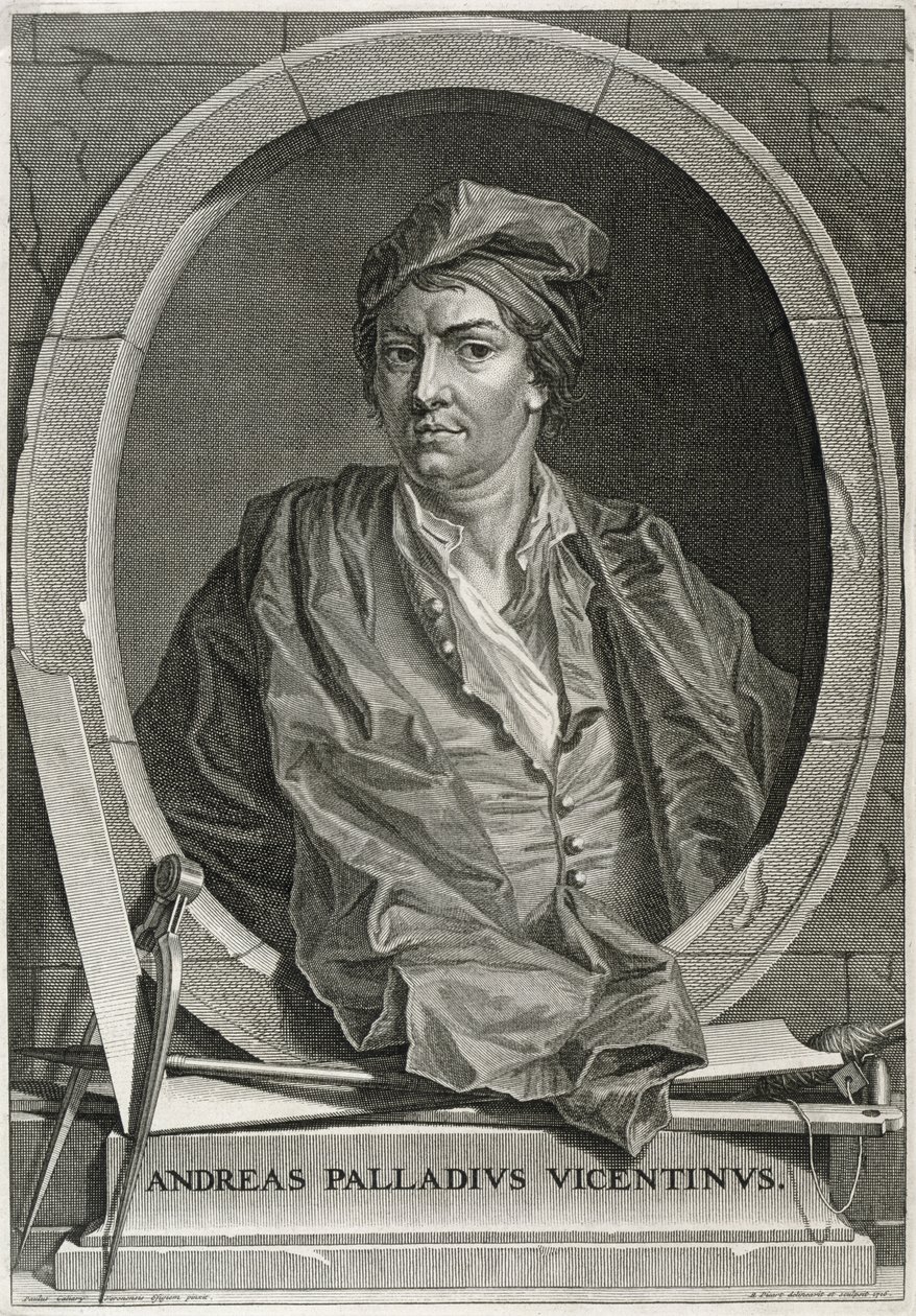 Andrea Palladio (1508-80) gravé par Bernard Picart (1673-1733) 1716 - Paolo Veronese