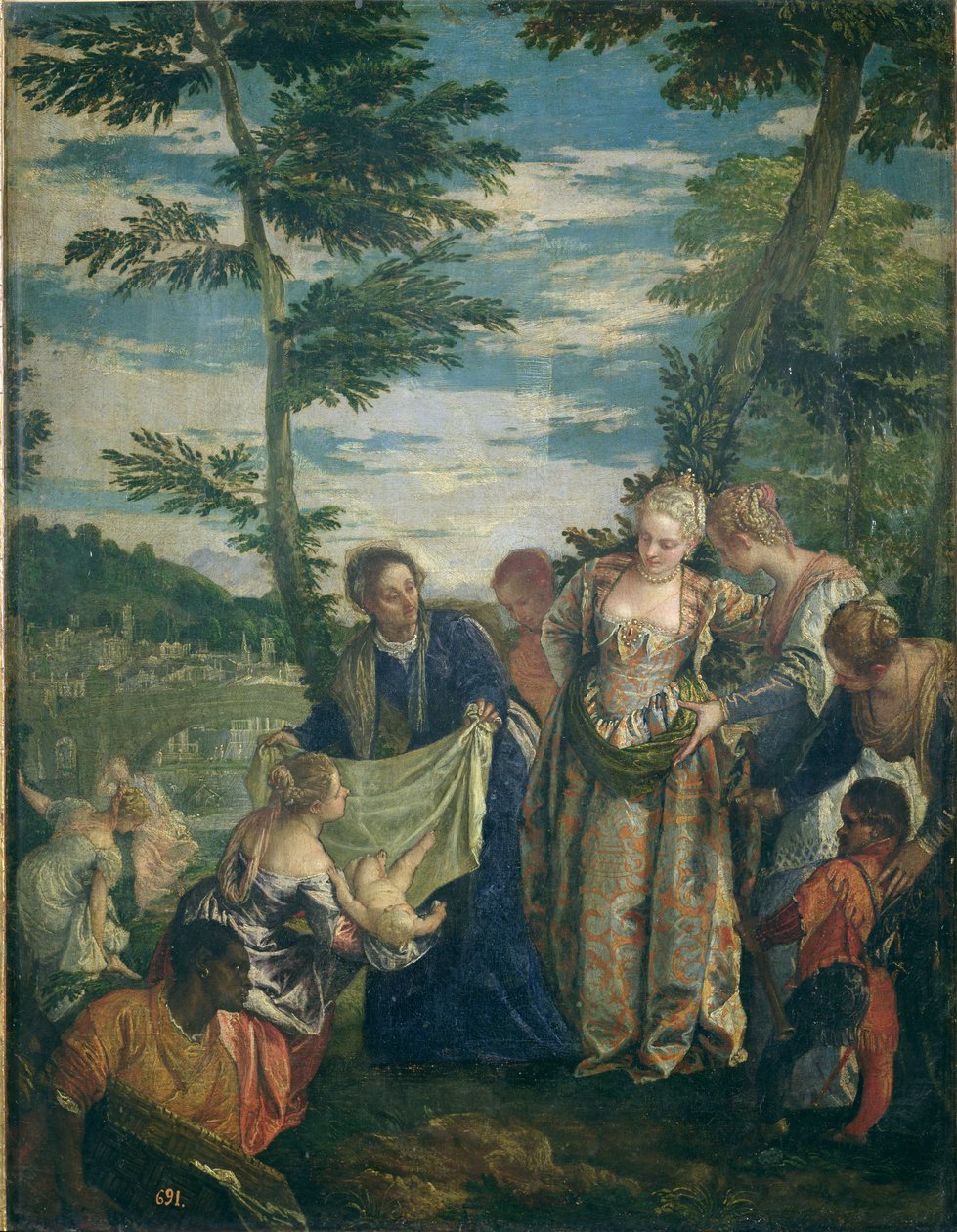 Moïse sauvé du Nil, 1580 - Paolo Veronese