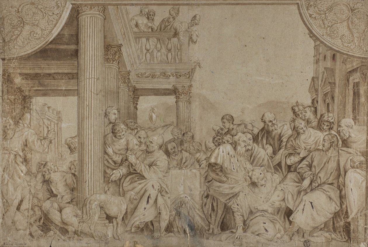 Le Christ dans la maison de Simon - Veronese