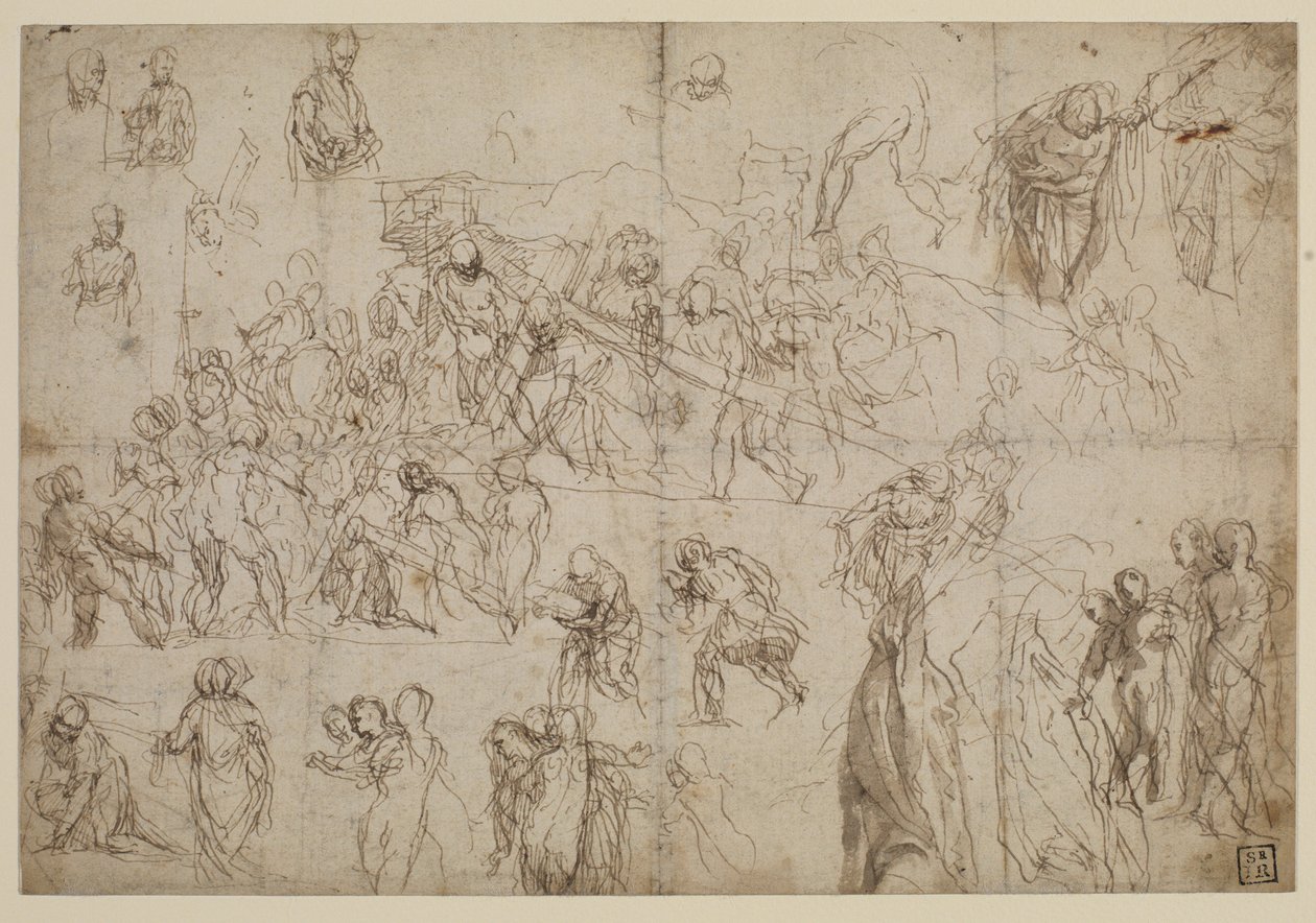 Études pour le Christ portant la Croix, vers 1571 - Veronese