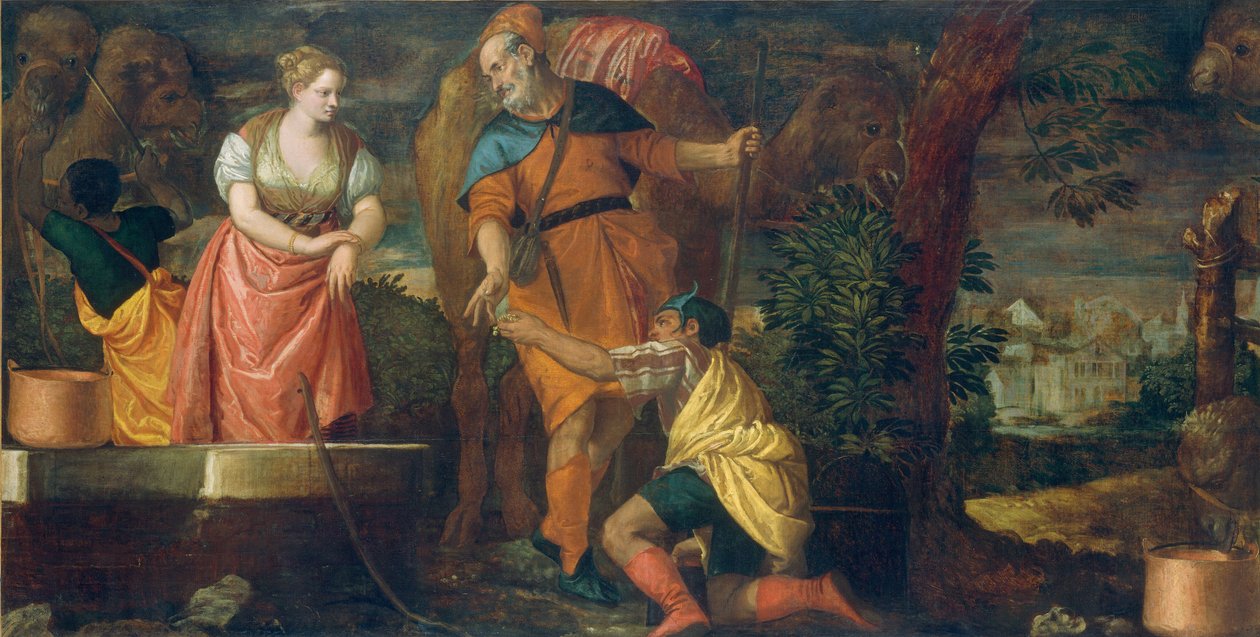 Rebecca au puits - Veronese and Workshop