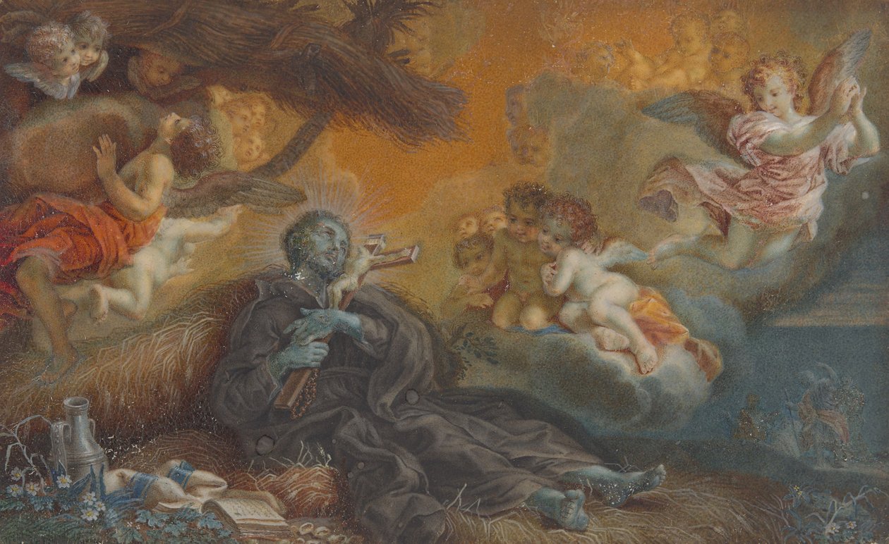 La mort de Saint François Xavier, vers 1750 - Veronica Stern