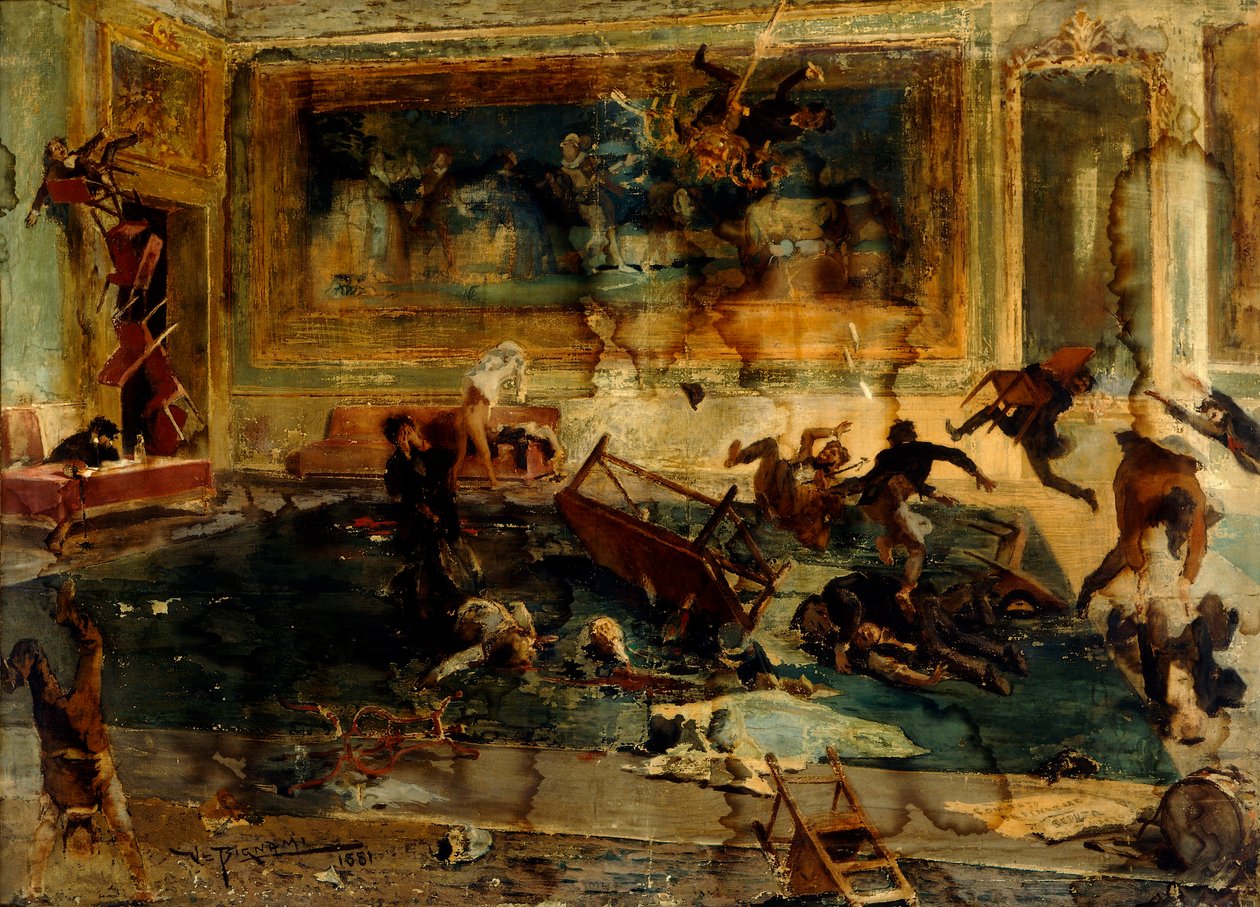 Réunion de la Société des artistes - Vespasiano Bignami