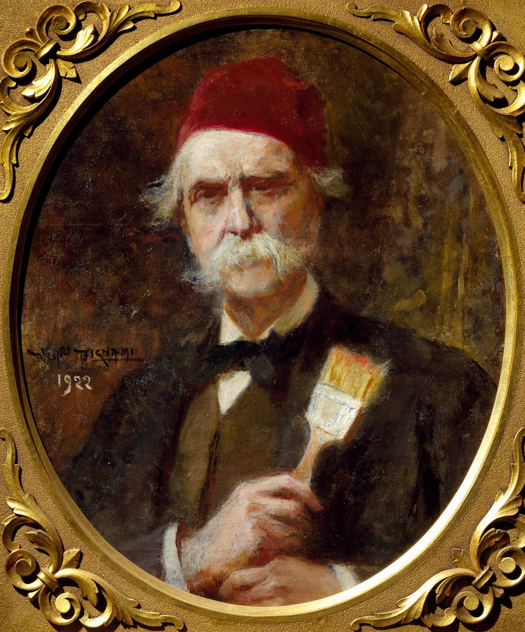 Autoportrait de Vespasiano Bignami - Vespasiano Bignami