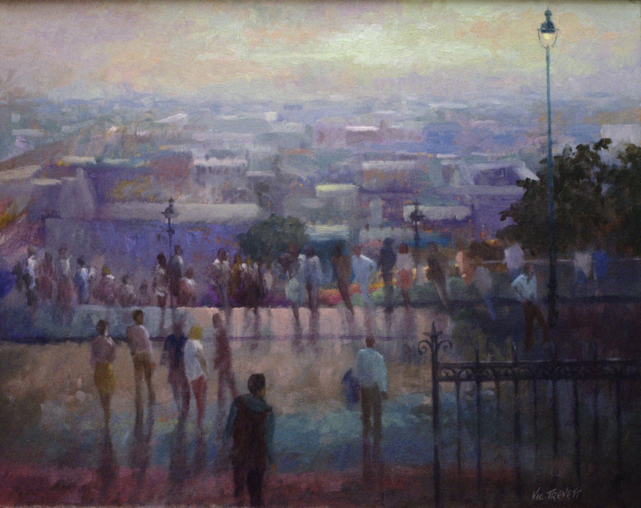 Depuis les marches du Sacré-Cœur, 1992 - Vic Trevett