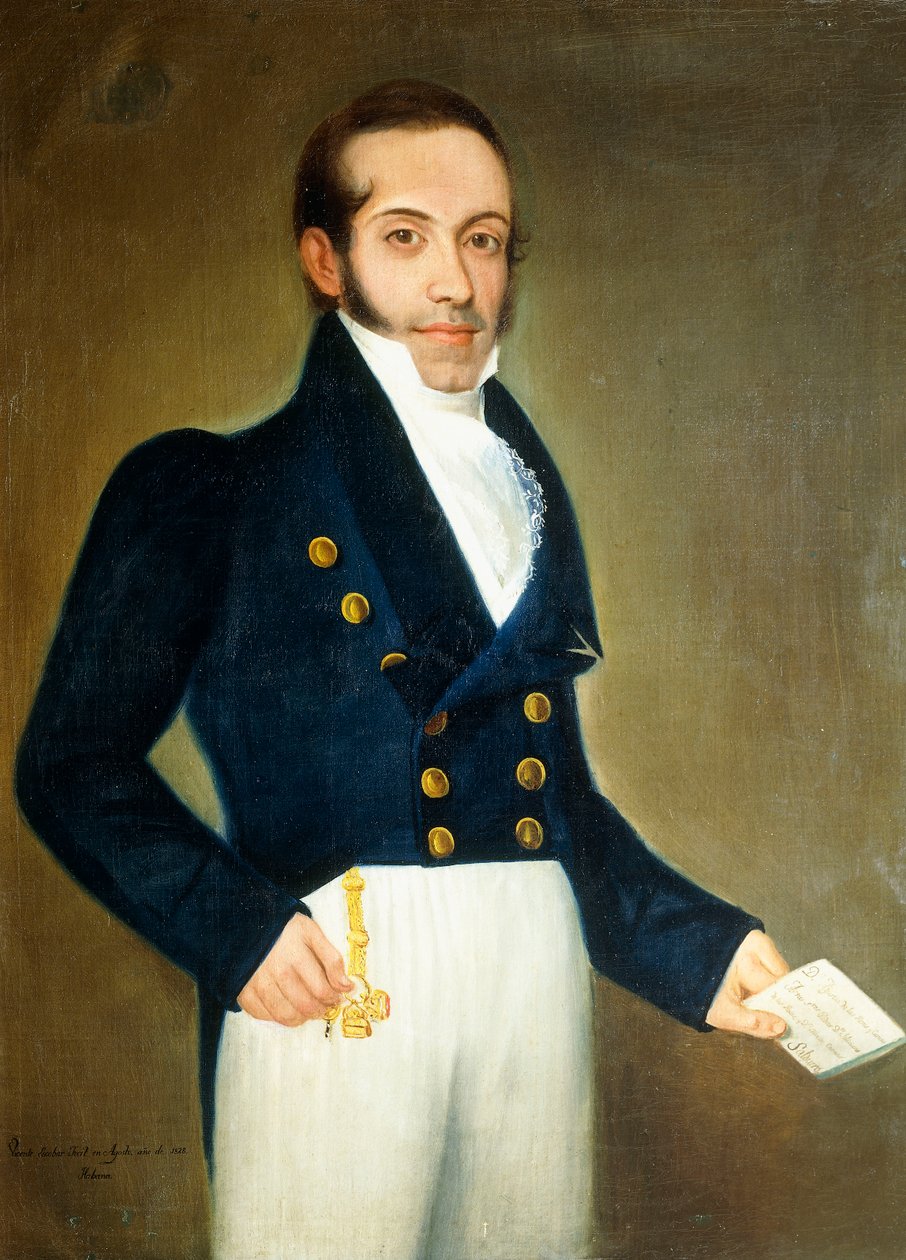 Portrait de Don Agustin de las Heras y Carazo, 1828 - Vicente Escobar