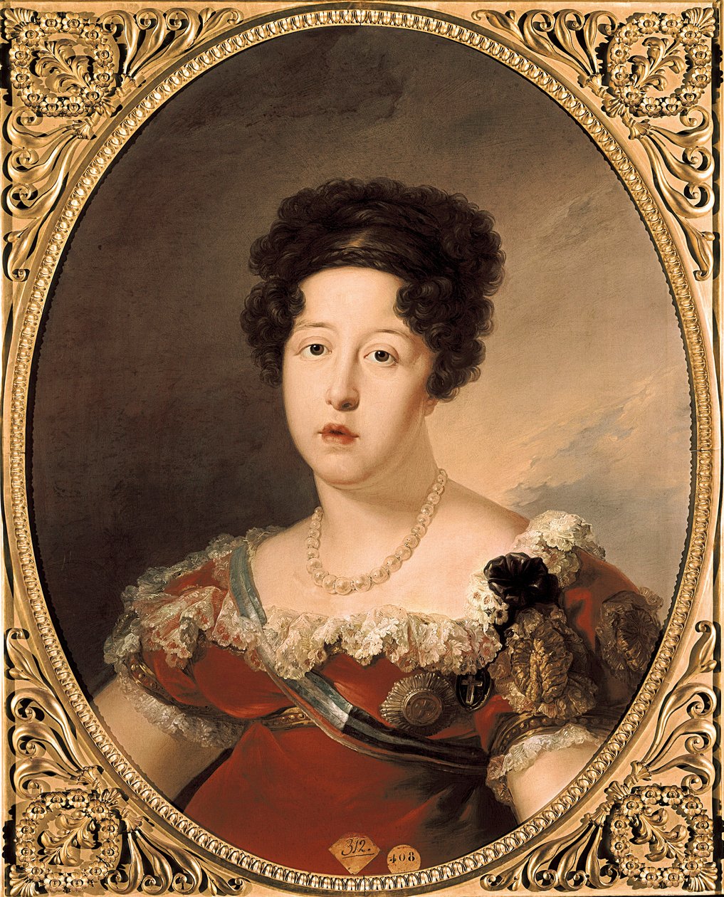 Dona Maria Isabel de Braganza. Portrait de Marie Isabelle de Portugal (ou Marie Isabelle de Bragance) - Vicente Lopez y Portana