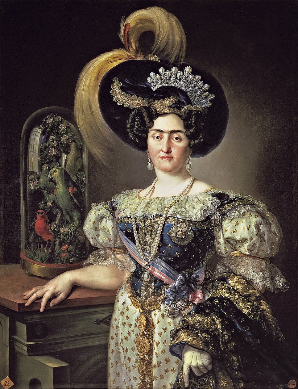 Portrait de María Francisca de Braganza y Borbón - Vicente López Portaña