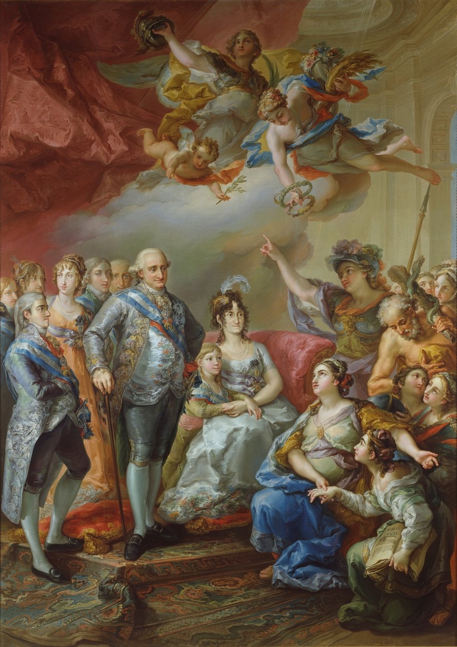 Espagnol : Commémoration de la visite de Charles IV et de sa famille à l