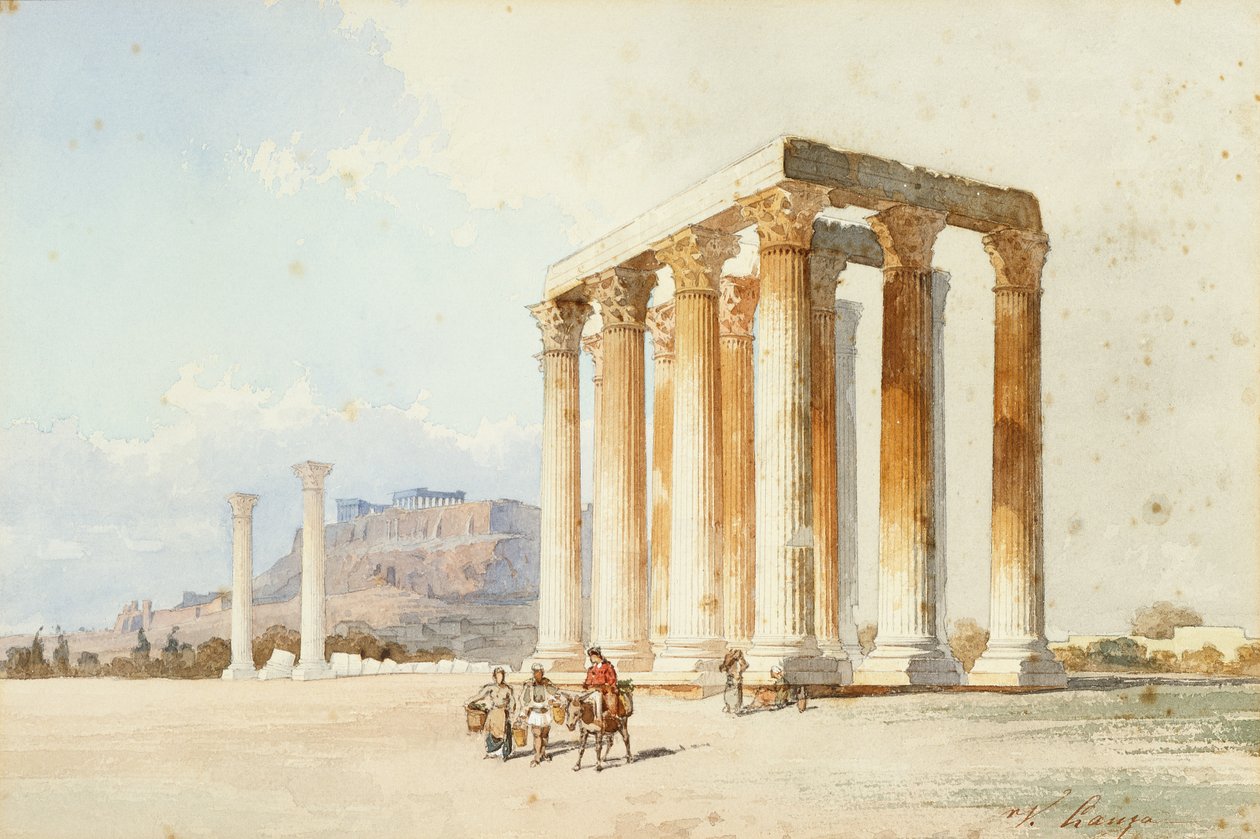 Temple de Zeus avec l