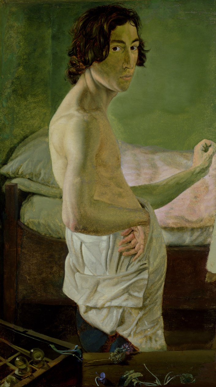 Autoportrait devant le chevalet, vers 1828 - Victor Emil Janssen
