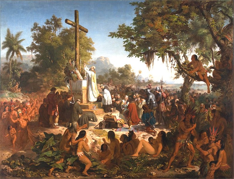 La première messe au Brésil - Victor Meirelles