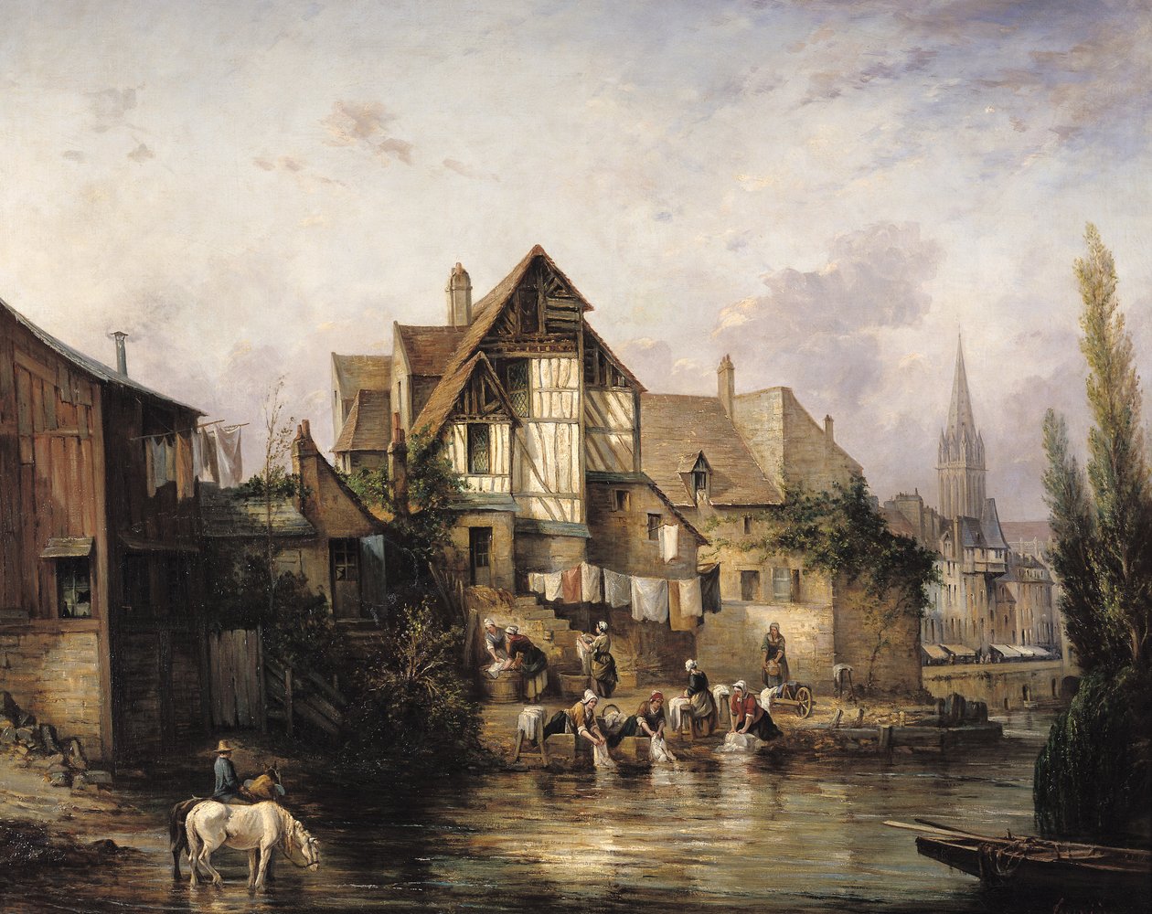 La laverie des Petits Murs - Victor Theophile Tesniere