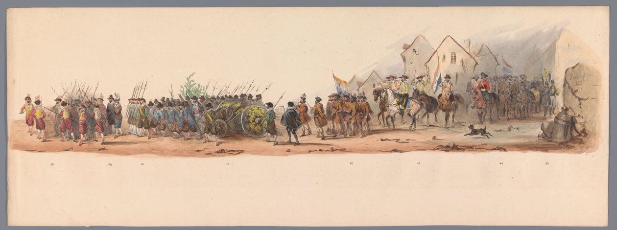 Défilé historique lors du bicentenaire de l