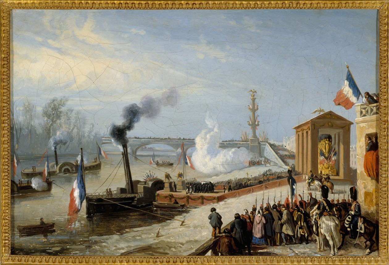 Débarquement des cendres de Napoléon Ier à Courbevoie, 15 décembre - Victor Adam