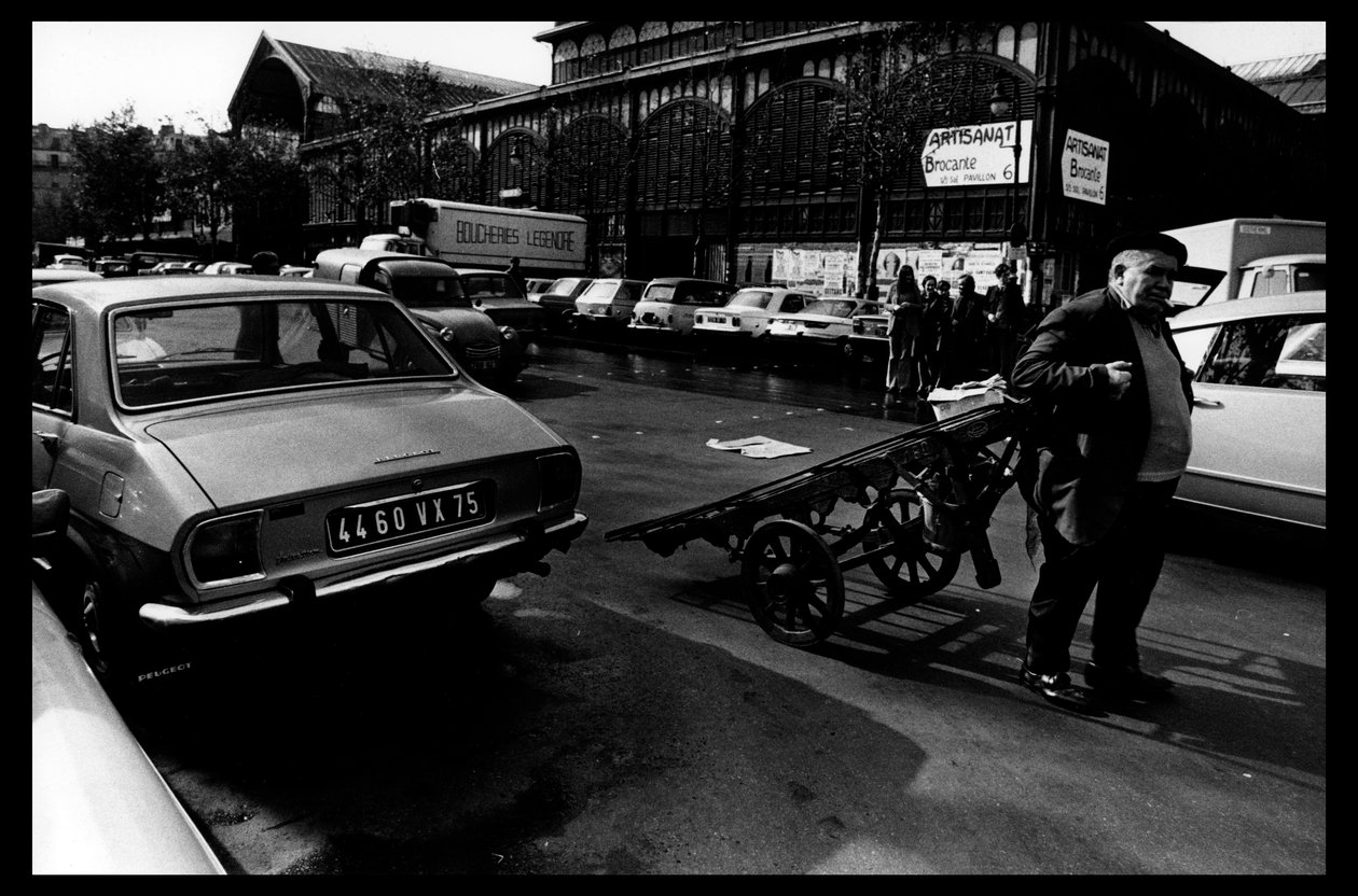 Les halles de Paris juste avant la démolition d