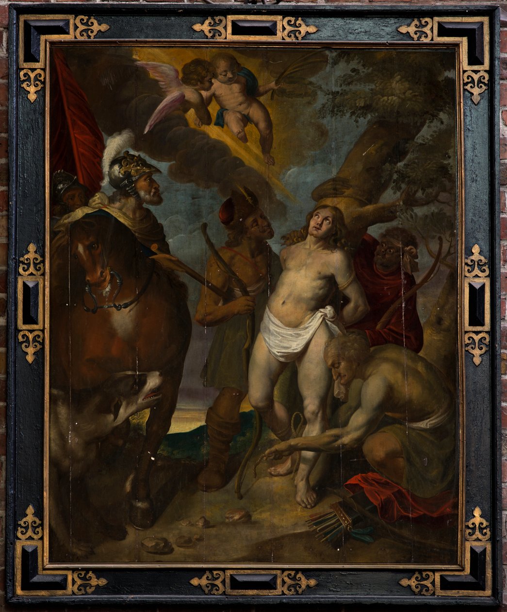 Église paroissiale (Parochiekerk Sint-Walburga). Saint Sébastien. - Victor Boucquet