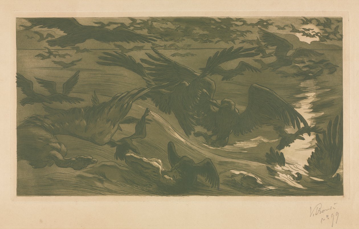 Oiseaux de proie, 1893 - Victor Emile Prouve