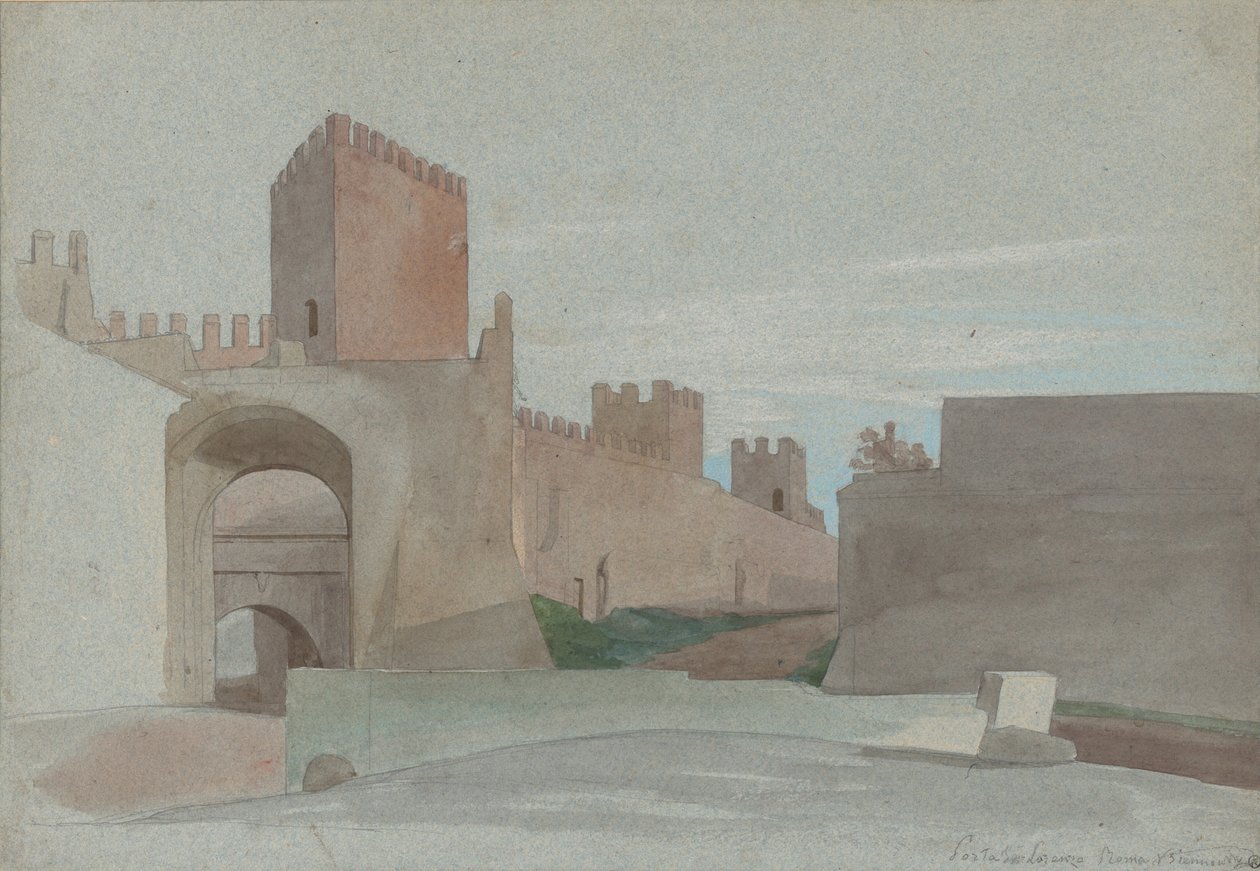 Porta San Lorenzo, Rome - Victor François Eloi Biennourry