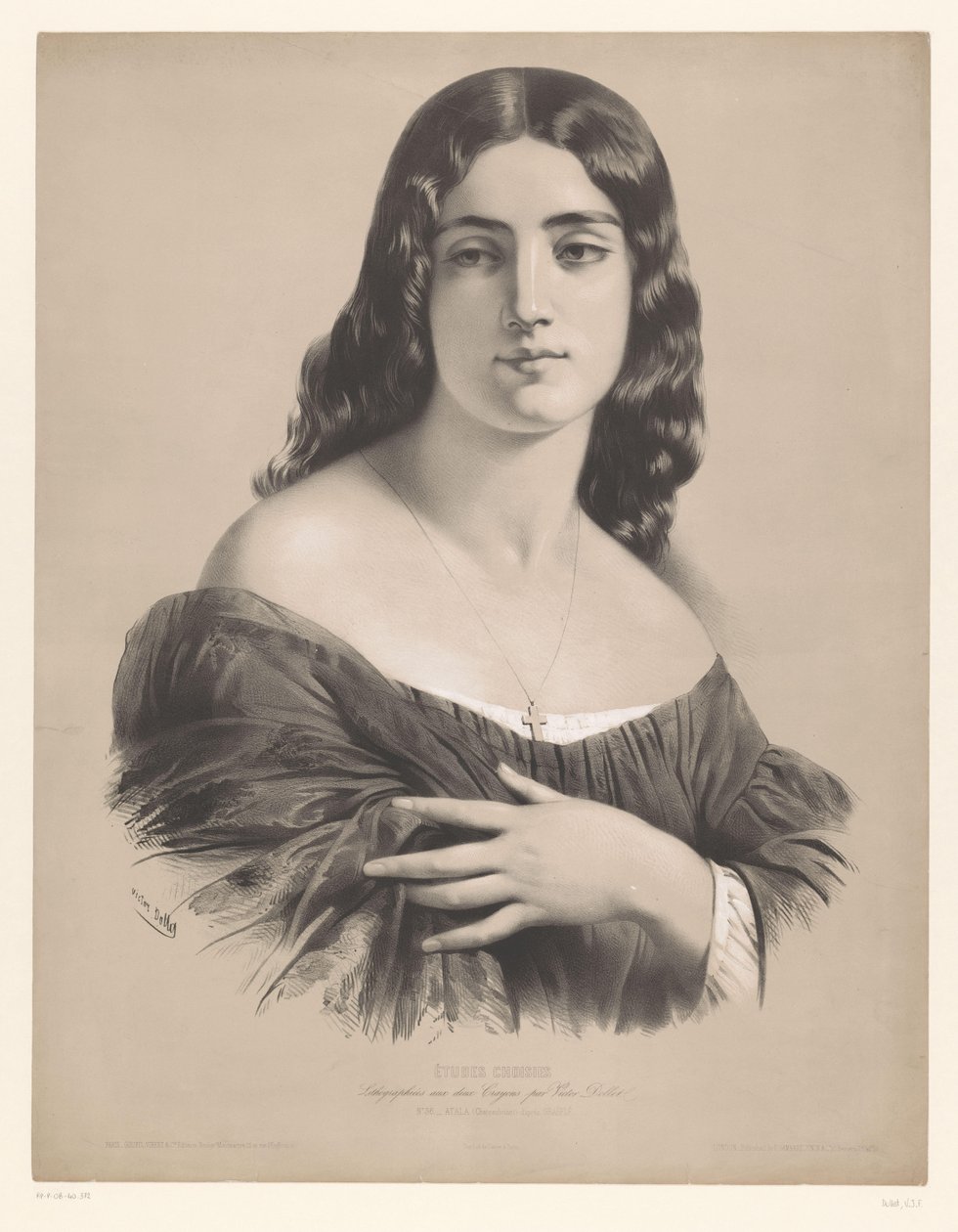 Atala (série Études choisies) - Victor Jean François Dollet