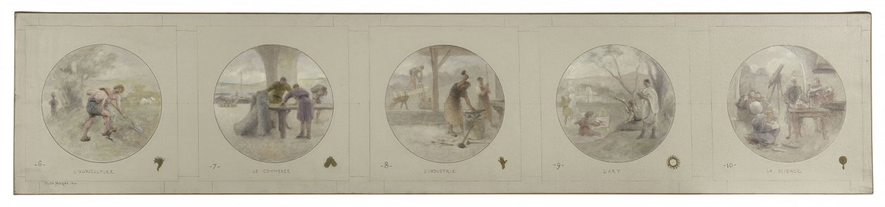Esquisse pour la Galerie Lobau à l