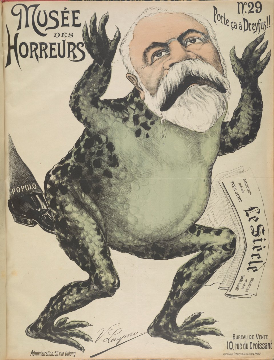 Musée des Horreurs: Yves Guyot, 1899 - Victor Lenepveu