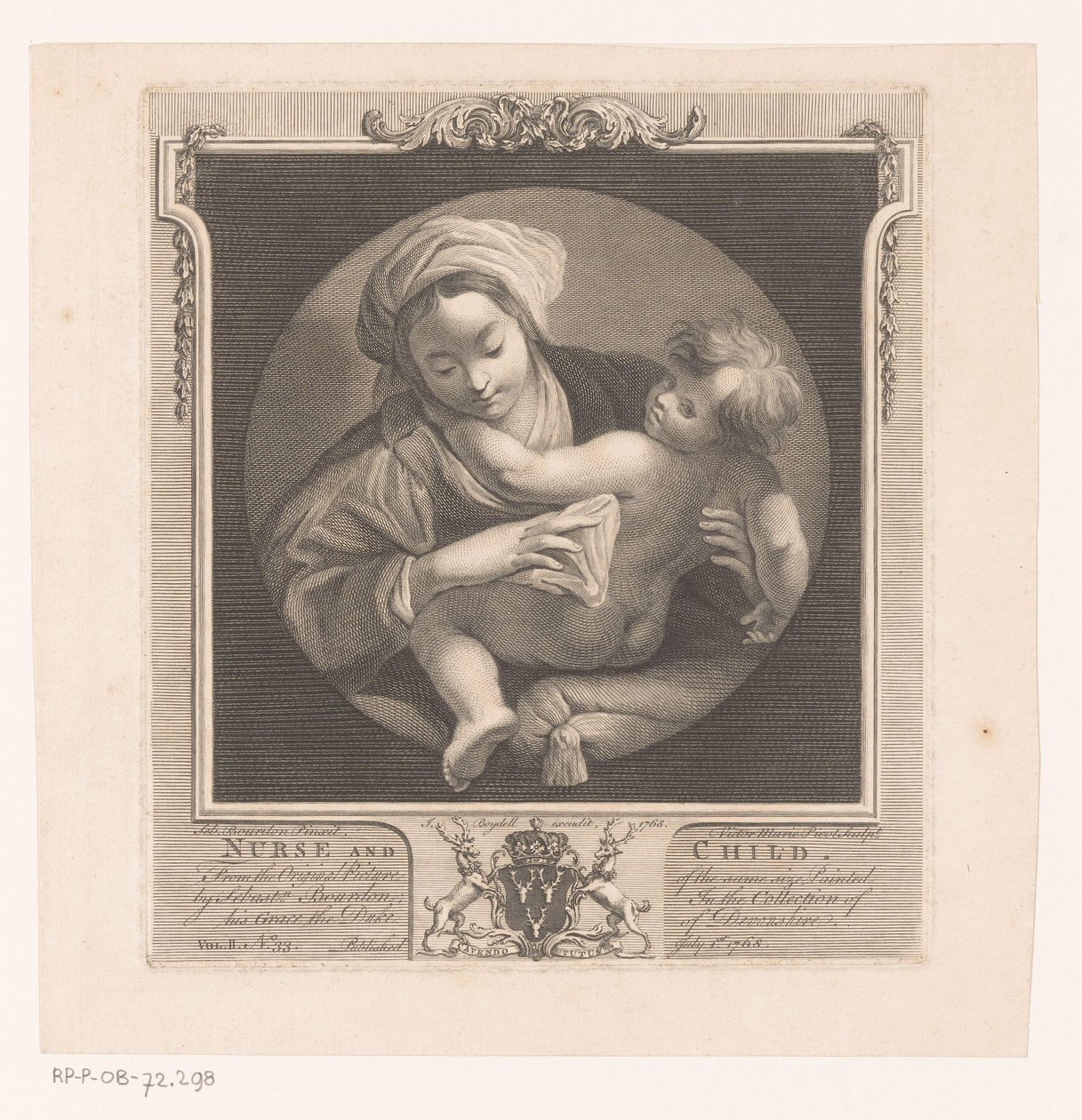 Femme avec enfant - Victor Marie Picot