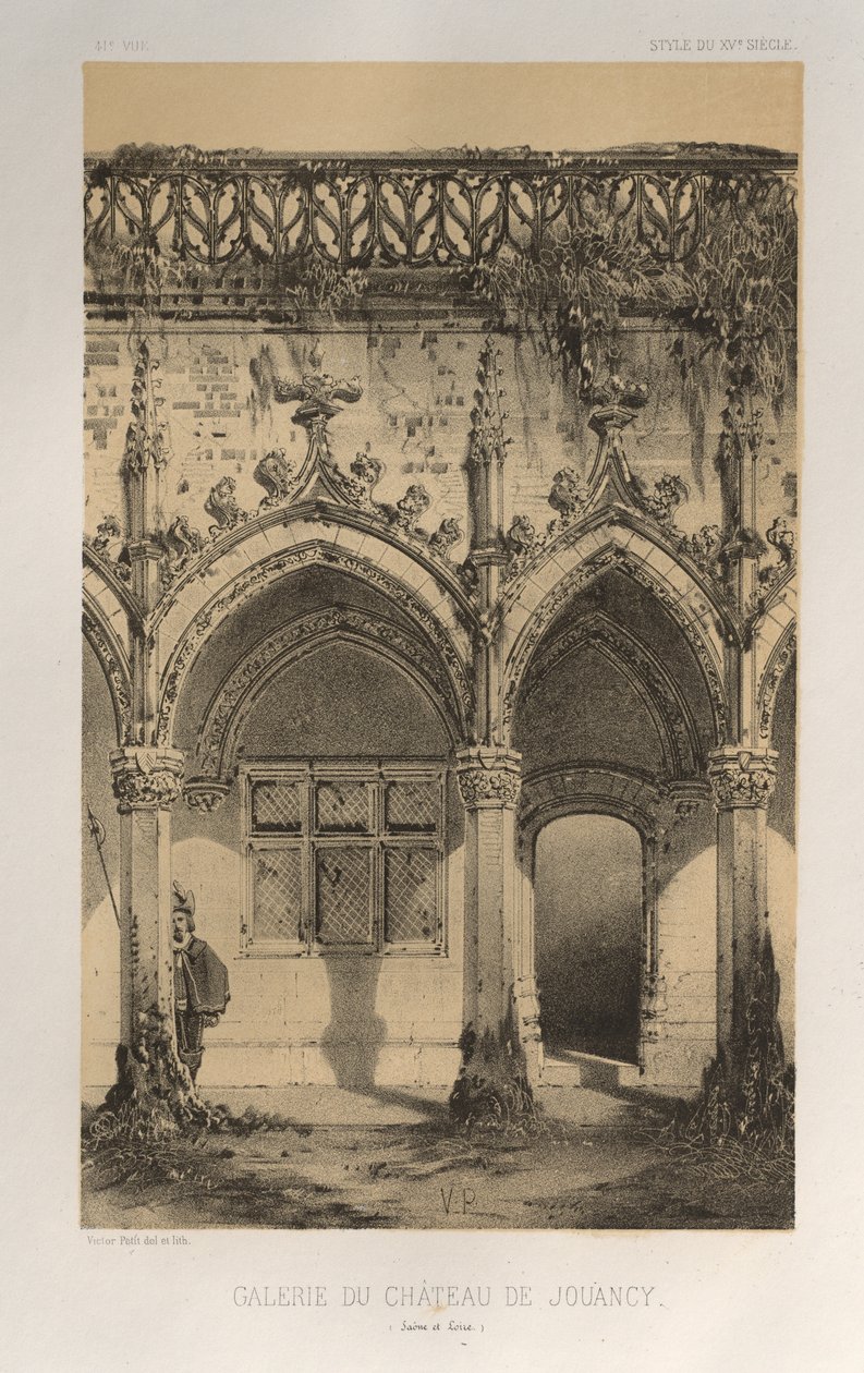 Pl. 41, Galerie du Château de Jouancy Saône-et-Loire - Victor Petit