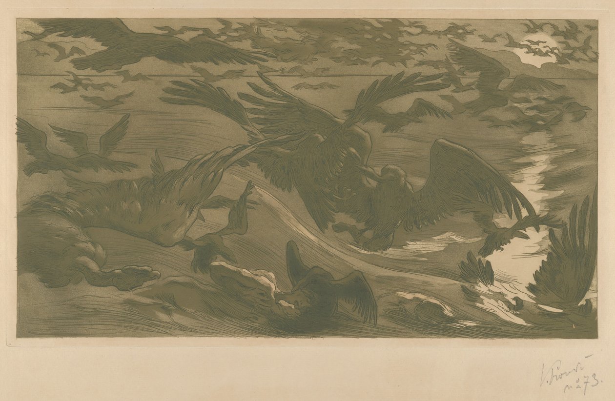 Oiseaux de proie - Victor Prouvé