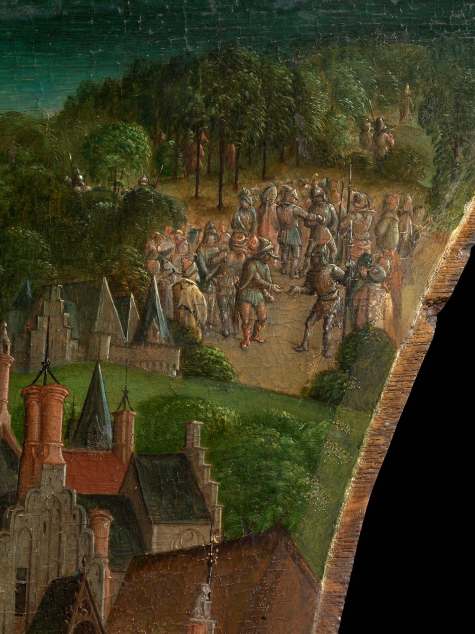 Conquête de Jérusalem par Titus (prédelle) - Vienna Master of Mary of Burgundy