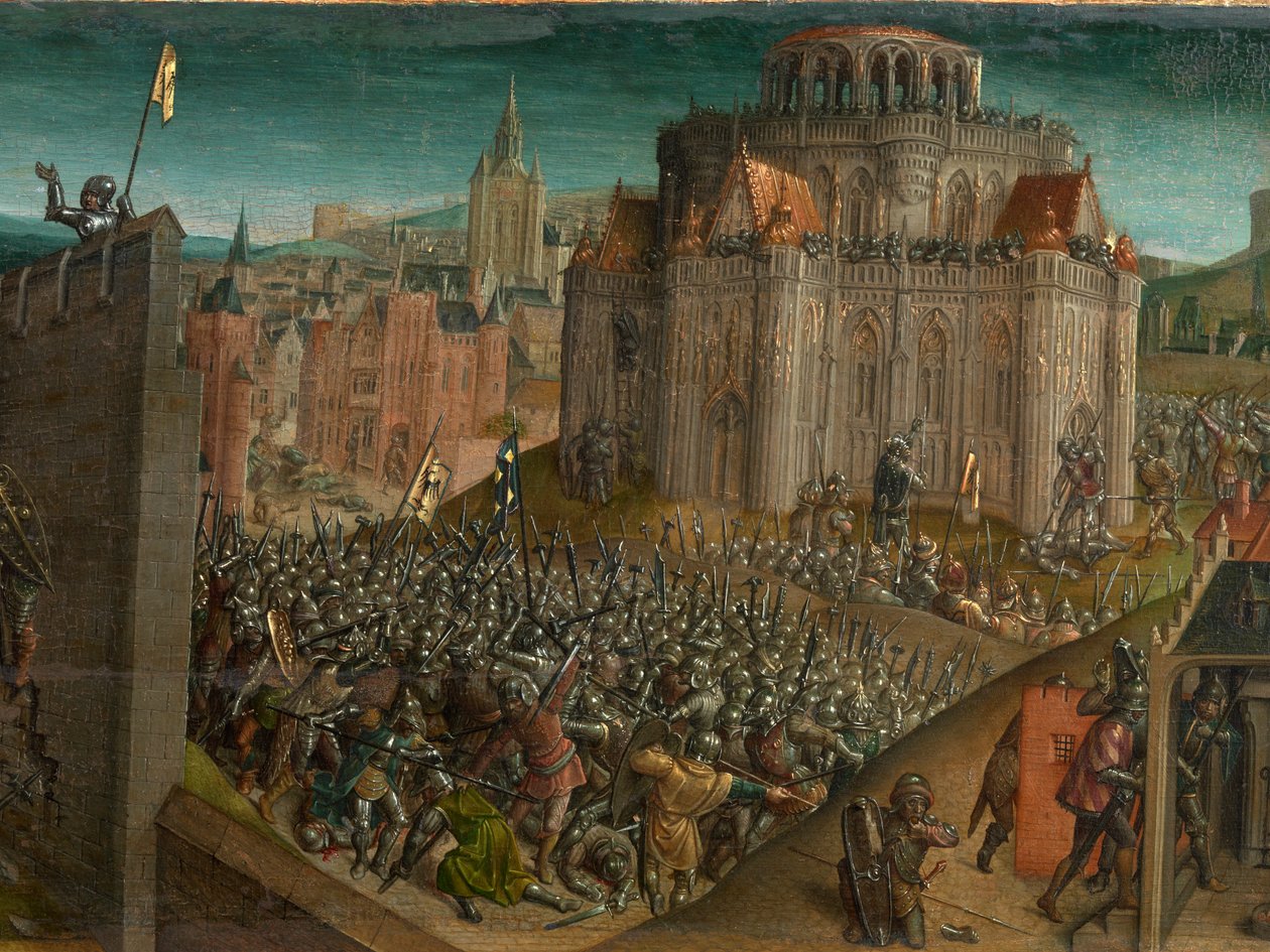 Conquête de Jérusalem par Titus (détail) - Vienna Master of Mary of Burgundy