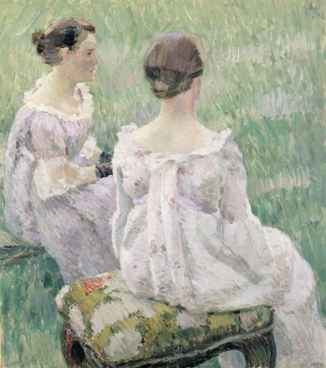 Deux femmes assises, 1899 - Viktor Elpidiforovich Borisov Musatov