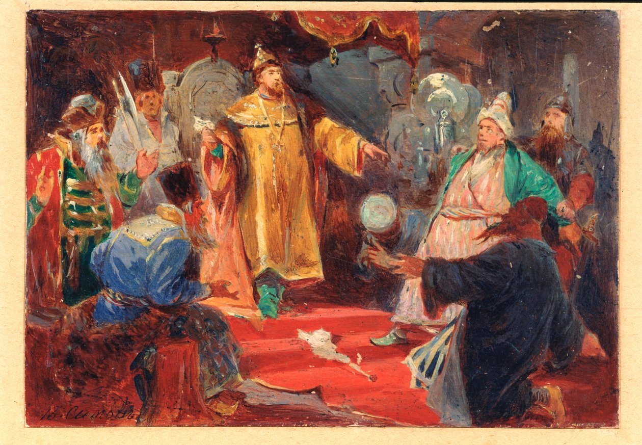 Le tsar Ivan III (dit Le Grand) - Viktor Andreyevich Simov