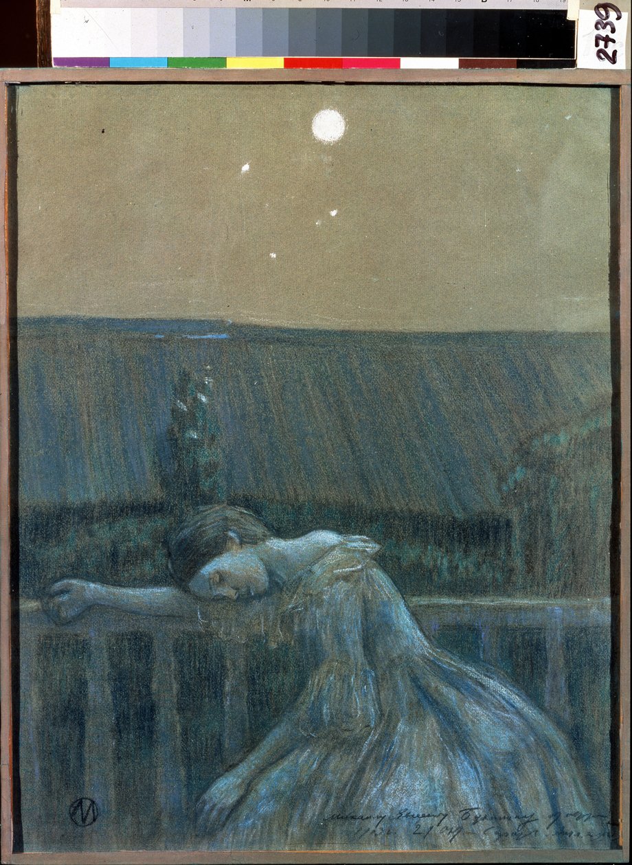 Le chagrin - Viktor Elpidiforovich Borisov Musatov