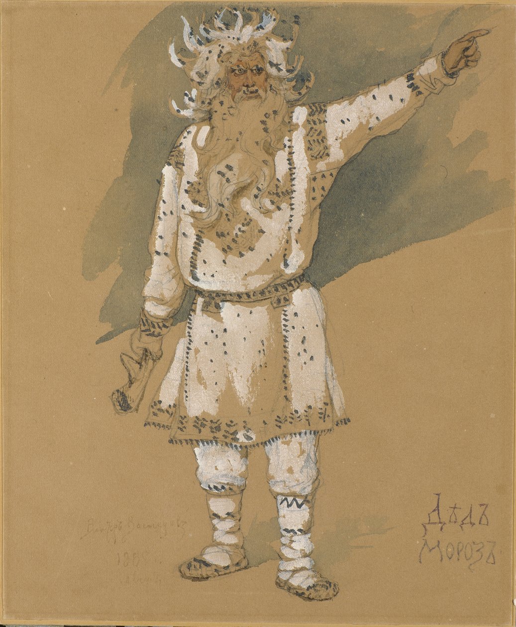 Grand-père Gel. Conception de costume pour l
